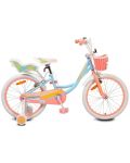 Детски велосипед Byox - Fashion Girl, син, 20" - 2t