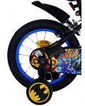 Детски велосипед с помощни колела E&L cycles - Batman, 14'' - 6t