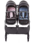 Детска количка за близнаци Chipolino - ДуоСмарт, синьо/розова - 9t