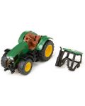 Детска играчка Siku - Трактор John Deere 6215R, зелен - 2t