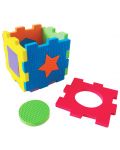 Детска играчка Akar - Куб със звънец - 3t