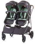Детска количка за близнаци Chipolino - ДуоСмарт,черна - 1t