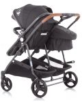 Детска количка за близнаци Chipolino - ДуоСмарт, синьо/розова - 4t