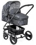 Детска количка Hauck - Pacific 4 Shop N drive, Melange charcoal - 3t