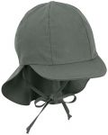 Детска лятна шапка с козирка и UV 50+ защита Sterntaler - 49 cm, 12-18 месеца, сива - 1t
