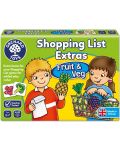 Детска игра Orchard Toys - Списък за пазаруване, Плодове и зеленчуци - 1t