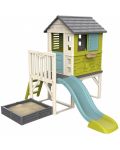 Детска къщичка с пързалка и пясъчник Smoby - 1t