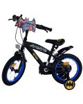 Детски велосипед с помощни колела E&L cycles - Batman, 14'' - 4t