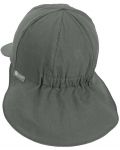 Детска лятна шапка с козирка и UV 50+ защита Sterntaler - 45 cm, 6-9 месеца, сива - 2t