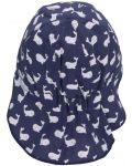 Детска шапка с козирка и UV 50+ защита Sterntaler - С китове, 49 cm, 12-18 месеца - 3t