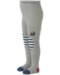 Детски чорапогащник за пълзене Sterntaler - Охлювче, 92 cm, 2-3 години, сив - 1t