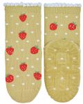 Детски чорапи със силиконова подметка Sterntaler - С ягоди, 25/26, 3-4 години - 1t