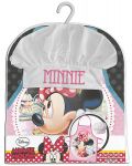 Детски комплект за готвене Kids Licensing - Престилка и шапка, Minnie - 2t