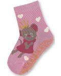 Детски чорапи със силиконова подметка Sterntaler - С принцеса, 25/26, 3-4 години - 1t