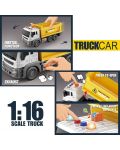 Детски камион Raya Toys - Truck Car с музика и светлини, 1:16 - 3t