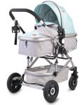 Детска комбинирана количка Moni - Ciara, тюркоаз - 3t