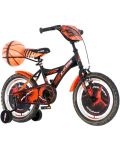Детски велосипед Venera Bike - Basket, 16'', черен - 1t
