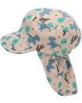 Детска лятна шапка с UV 50+ защита Sterntaler - С динозаври, 53 cm, 2-4 гoдини - 2t