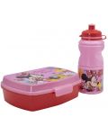 Детски комплект Stor - Minnie Mouse, бутилка и кутия за храна - 1t