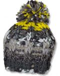 Детска плетена шапка с помпон Sterntaler - 57 cm, 8+ години, многоцветна с жълто - 1t
