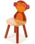 Детско дървено столче Bigjigs - Маймунка - 1t