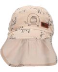 Детска лятна шапка с UV 50+ защита Sterntaler - С животни, 51 cm, 18-24 месеца, бежова - 5t