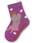 Детски чорапи със силиконова подметка Sterntaler - Принцеса, 27/28, 4-5 години - 1t