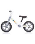 Детско колело за баланс Chipolino - Дино, бяло и сиво - 2t