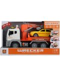 Детска играчка City Service - Камион с кран и кола - 2t