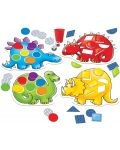 Детска игра Orchard Toys - Динозаври на точки - 2t