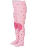 Детски чорапогащник за пълзене Sterntaler - Мишле, 92 cm, 2-3 години, розов - 1t