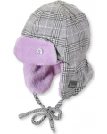 Детска зимна шапка ушанка Sterntaler - 45 cm, 6-9 месеца  - 1t