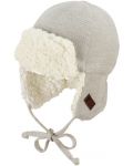 Детска зимна шапка ушанка Sterntaler - За момчета, 39 cm, 3-4 месеца - 1t