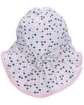 Детска шапка с UV 50+ защита Sterntaler - С цветни сърца, 49 cm, 12-18 месеца - 4t