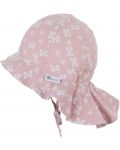 Детска лятна шапка с UV 50+ защита Sterntaler - С цветя, 51 cm, 18-24 месеца - 2t