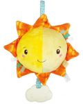 Детска плюшена играчка Clementoni Baby - Слънце - 1t