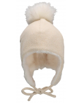 Детска зимна шапка с помпон Sterntaler - Момиче, 53 cm, 2-4 години - 2t