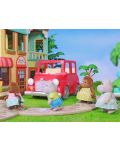 Детска играчка Battat Li'l Woodzeez - Кола, розова, с куфарче - 4t