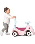 Детска кола за бутане Smoby - цикламено-розова - 8t