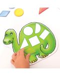 Детска игра Orchard Toys - Динозаври на точки - 3t