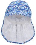 Детска шапка с UV 50+ защита Sterntaler - С козирка и платка, 53 cm, 2-4 години - 3t