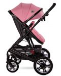 Детска комбинирана количка 3в1 Lorelli - Lora Set, розова - 7t