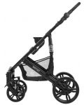 Детска количка 3 в 1 Kikka Boo Beloved - Светлосива, с кош за количка и столче за кола - 10t