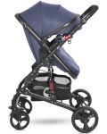 Детска комбинирана количка Lorelli - Alba Classic, Jeans Blue - 6t