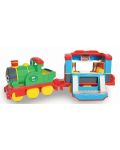 Детска играчка WOW Toys - Влакчето на Сам с парен локомотив - 4t