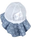 Детска шапка с UV 50+ защита Sterntaler - На цветчета, 51 cm, 18-24 месеца - 5t
