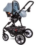 Детска комбинирана количка 3в1 Lorelli - Lora Set, синя - 8t