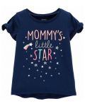 Детска блуза Carter's - Mommy's little star, 18-24 месеца, 86 cm - 1t