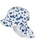 Детска шапка с UV 30+ защита Sterntaler - С платка на врата, 49 cm, 12-18 месеца - 1t