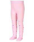Детски памучен чорапогащник Sterntaler - Звездички, 92 cm, 2-3 години, розов - 2t